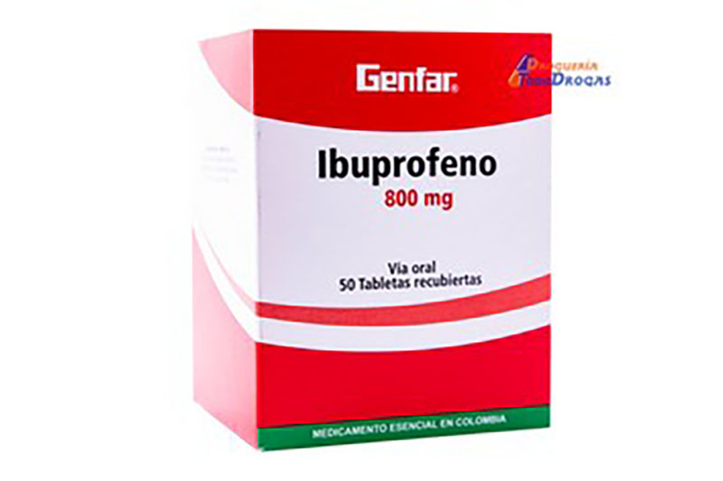 IBUPROFENO 800mg 50 Tabletas GF Droguerías Farma Dasan